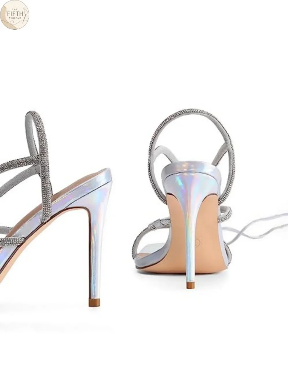 Rhinestone Strappy Gladiator High Heels Open Square Toe Dressy Pumps Sandals